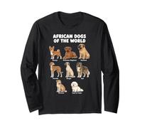 Tableau des Races De Chiens Africains Art De Chiot De Dessin Manche Longue