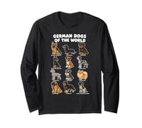 Tableau des Races De Chiens Allemands Art De Chiot Mignon en Manche Longue
