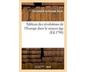 Tableau des révolutions de l'Europe dans le moyen âge Christophe-Guillaume Koch (Auteur)