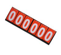 Tableau des Scores Sportif Manuel Pliable Rouge pour Arbitres et Joueurs | Visibilité Nette, Chiffres Clairs, Bords Lisses, Usage Intérieur, Matchs de Baseball et Tennis de Table
