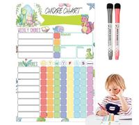 Tableau des tâches à effacer : tableau magnétique de responsabilité hebdomadaire, planificateur pour et adolescents, outil d'organisation à la maison | suivi du temps