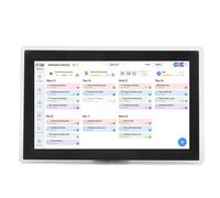 Tableau des tâches du calendrier numérique WiFi de 15,6 pouces, écran tactile HD interactif, support mural intelligent pour bureau, planificateur de repas familial, liste de