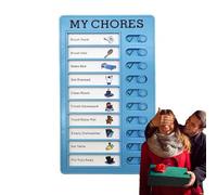 Tableau Des Tâches Pour - Tableau De Tâche De 20 Cm, Panneau De Liste De Contrôle Réutilisable, Planificateur De Papier Cartonné Détachable, Organisateur Visuel De Tâchses, Outil De Système De