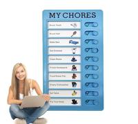 Tableau Des Tâches Quotidien Pour - Liste De Contrôle Réutilisable Pour Maison Et Corvées | Tableau D'organisation Familiale Et De Corvées, Tableau De Tâches Imprimable Adapté Aux Et A