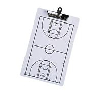 Tableau des tactiques d'entraînement, Presse-papiers double face for entraîneurs de basket-ball avec marqueur, portable, for terrain complet et demi-terrain