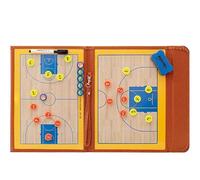 Tableau des tactiques d'entraînement, Tableau tactique for entraîneurs avec marqueurs et stylo for joueurs, taille 53 x 32 cm(Basketball)