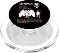 Tableau des Tailles Mothman Phantom of Point Pleasant Cryptid PopSockets PopGrip pour MagSafe