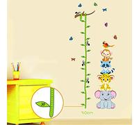 Tableau Des Tailles Pour Enfants Stickers Muraux Stickers Pour Enfants Pépinière Hauteur Des Animaux Mesure Chambre Pvc Bricolage Décorations