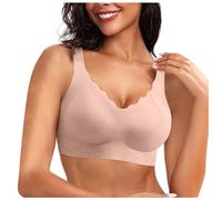 Tableau des tailles Soutien-gorge sans couture pour femme sans armatures Soutien-gorge push-up ondulé Soutien-gorge doux sans fil confort Bralettes couvrant tous les jours Soutien-gorge seins à donner