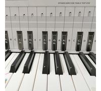 Tableau Des Touches De Pratique Du Piano À 88 Touches, Papier Couché, Dessin 3d, Tableau Des Notes Du Clavier, Pour Débutants