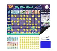 Tableau des travaux ménagers pour enfants, Tableau des travaux ménagers pour réfrigérateur pour enfants,Tableau coloré des récompenses magnétiques - Tableau magnétique avec graphique de responsabilité