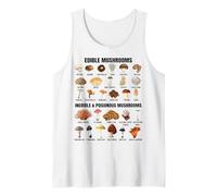 Tableau des Types de Champignons comestibles, Non comestibles et Toxiques Débardeur