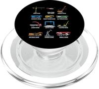 Tableau des Types de Machines de Construction de grues PopSockets PopGrip pour MagSafe