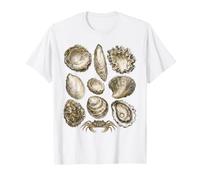 Tableau des variétés d'huîtres Raw Bar Shucker Lover T-Shirt