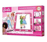 Educa - Tableau Design Barbie, Atelier de stylisme Barbie Fashion Designer et Fais défi ler tes Looks avec des FI gurines Barbie sur Le Podium du défi lé de Mode. A partir de 5 Ans (19825)
