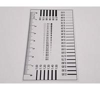 Tableau d'estimation de la taille du polyester haute précision Wintersweetex Mesure des rayures SEC Comparaison des défauts Test des taches Jauge à points Spot Meter (2120)