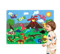 Tableau d'histoire en Feutre, Tableau en Feutre DIY pour raconter des Histoires, Activité Murale éducative pour Tout-Petits, Tableau de Flanelle de Conte d'animaux domestiques pour, garçons et fill