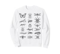 Tableau d'histoire Naturelle Scientifique des espèces d'insectes d'entomologie Sweatshirt