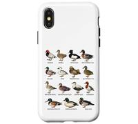 Tableau d'identification des espèces de Canards Sauvages Coque pour iPhone X/XS