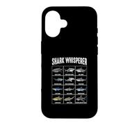 Tableau d'identification des espèces de Requins Whisperer Shark Coque pour iPhone 16