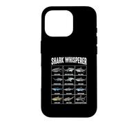 Tableau d'identification des espèces de Requins Whisperer Shark Coque pour iPhone 16 Pro