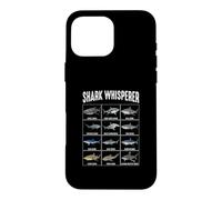 Tableau d'identification des espèces de Requins Whisperer Shark Coque pour iPhone 16 Pro Max