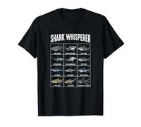 Tableau d'identification des espèces de Requins Whisperer Shark T-Shirt