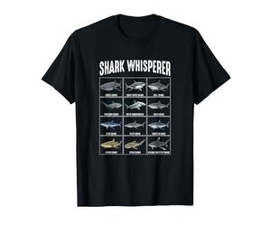 Tableau d'identification des espèces de Requins Whisperer Shark T-Shirt