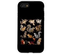 Tableau d'identification des Types d'écureuils Espèces d'écureuils Coque pour iPhone SE (2020) / 7/8