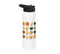 Tableau D'identification Des Variétés De Citrouilles : Stainless Steel Insulated Water Bottle
