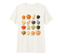 Tableau D'identification des Variétés De Citrouilles : T-Shirt Haut de Gamme