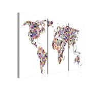 Tableau Digital World-Taille L 120 x H 60 cm