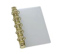 Tableau d'insertion multifonction en métal avec clip de reliure rechargeable pour journal, planificateur, accessoires de bloc-notes, projet scolaire, tableau d'insertion lâche