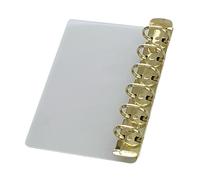 Tableau d'insertion multifonction en métal avec clip de reliure rechargeable pour journal, planificateur, accessoires de bloc-notes, projet scolaire, tableau d'insertion lâche