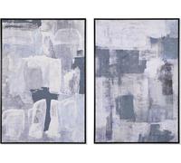 Tableau DKD Home Decor 83 x 4,5 x 122,5 cm 83 x 4,5 x 123 cm abstrait Urban (2 pièces)