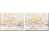 Tableau DKD Home Decor New York (80 x 3,5 x 60 cm) (2 pièces)