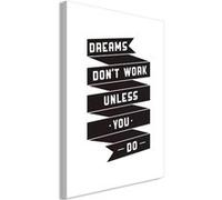 Tableau - Dreams don't work (1 Part) Vertical - 40x60 (3130)