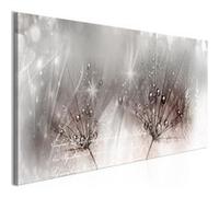 Tableau Drops of Dew (1 Part) Pink Narrow-Taille L 120 x H 40 cm