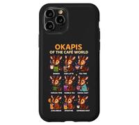 Tableau du Barista Okapi : café, Smoothie et thé Coque pour iPhone 11 Pro