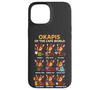 Tableau du Barista Okapi : café, Smoothie et thé Coque pour iPhone 15