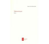 Tableau du peu - Anne-Lise Blanchard - Ad Solem - broché - Poésie