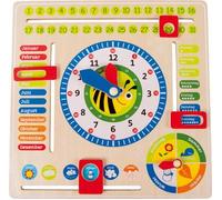 Tableau Éducatif Date, Heure Et Saisons, Allemand