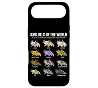 Tableau éducatif des espèces d'amphibiens Axolotls du Monde Coque pour iPhone Air