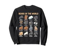 Tableau éducatif des mammifères Ours du Monde Sweatshirt