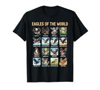 Tableau éducatif d'identification des espèces des aigles du Monde T-Shirt