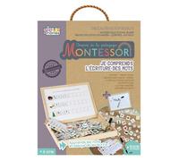 Tableau Éducatif Lettres ""Montessori"" 29cm Multicolore