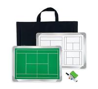 Tableau Effaçable À Sec pour Entraîneurs de Tennis, Tableau Magnétique pour Entraînement de Tennis, Facile À Écrire, avec Sac de Rangement, pour La Compétition et L'entraînement