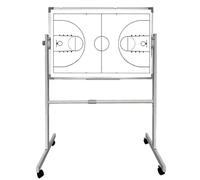 Tableau effaçable à sec pour entraîneurs et joueurs de basket-ball | Tableau effaçable à sec avec surface lisse pour une écriture sans effort et un nettoyage rapide, idéal pour une utilisation à