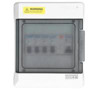 Tableau Electrique,Coffret Electrique Mini disjoncteur de fuite disjoncteurs à réponse rapide unité consommateur 63A 30mA RCD + 4 MCB for caravanes Circuits