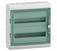 Schneider Electric – Petit distributeur Kaedra 13434, 2 x 18 TE, IP65